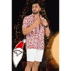LA LEELA Men's Hawaiian Shirts Short Sleeve Button Down Shirt Mens Christmas Tree Shirts Beach Hawaii Shirts for Men Funny - 2 of 4