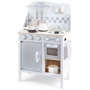 New Classic Toys Kitchenette Bon Appetit DeLuxe, White/Silver - 1 of 4
