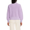 Lands' End Women's Drifter Shaker Wedge Quarter Zip Sweater - 2 of 3