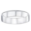 Pompeii3 950 Platinum 5mm Flat Comfort Fit Wedding Band Ring - 4 of 4