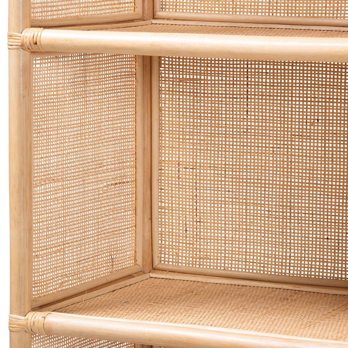 bali & pari Chusi Natural Rattan Decorative Shelf Natural - thumbnail 5