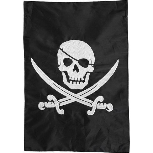 Pirate Jack Applique & Embroidered House Flag Nautical 28 X 40 Briarwood  Lane : Target