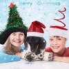 6 Pieces Christmas Santa Hat Funny Novelty Christmas Tree Cap for Party Costume Accessories Props - 3 of 4