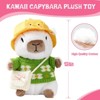 TITQWOP Cute Capybara Plush with 9 Pcs of Clothing and Accessories Super Soft Capybara Stuffed Animal Plush Toy is Suitable for Kids - 3 of 4