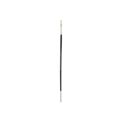 Creative Mark Pro Stroke Premium White Chungking Hog Bristle Artist Paint Brush - Filbert - Natural Bristle Brush w/ Great Control Suitable for Oils,