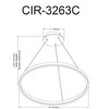 Dainolite Clayton 8 - Light Chandelier in  Aged Brass - 2 of 3