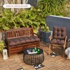 ARTPLAN Outdoor 48 Inch Bench Cushion Tufted for Outdoor Furniture, 48"x18"x4" Wicker Patio Loveseat Cushion All Weather - 3 of 4