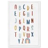 13" x 19" Rainbow Alphabet Motivational Quotes Framed Wall Art White - Olivia's Easel: Modern Decor, Plastic Frame, Wire Mount - 2 of 4