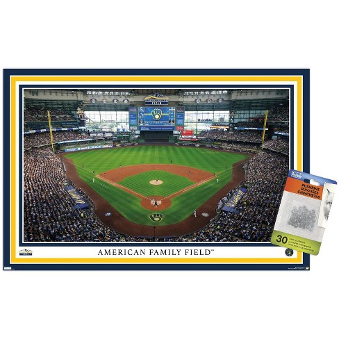 Trends International Mlb Milwaukee Brewers - American Family Field 22 ...