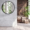 Americanflat - 32x32 Framed Black Round Mirror Circle Mirror for Bathroom, Bedroom, Entryway, Living Room - 3 of 4