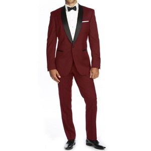 Braveman Men's Shawl Lapel Runway Tuxedo - 1 of 2
