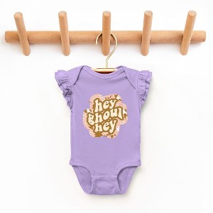 The Juniper Shop Hey Ghoul Hey Colorful Baby Flutter Sleeve Bodysuit - 1 of 3