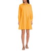 Lands' End Women's Poplin Button Front Dress with Godets - 4 of 4