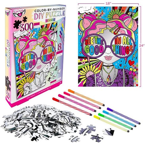 Fashion Angels Fashion Angels See The Good Coloring Puzzle