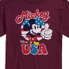 Men's - Disney - Mickey Mouse USA Flag Thumbs Up Short Sleeve Graphic T-Shirt - 2 of 4