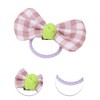 Unique Bargains Women's Fashion Cute Bow Floral Hair Ropes Light Purple 10 Pcs - 3 of 3