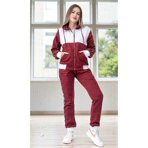 Women's Sweatsuit Love Stripe Outfit - 1 of 4