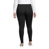 Lands' End Women's High Rise Serious Sweats Fleece Lined Pocket Leggings - 2 of 4