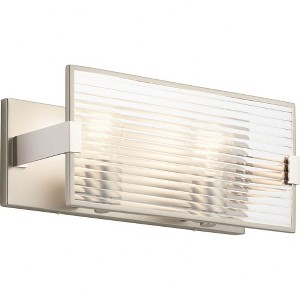 Kichler Lighting Logan 2 - Light Vanity in  Satin Nickel - 1 of 3