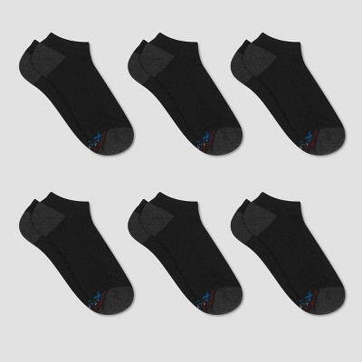 Hanes Premium Men's X-Temp Breathable No Show Socks 6pk - 6-12