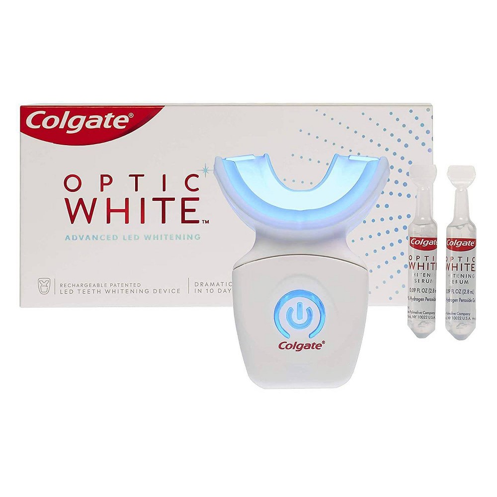 UPC 035000470935 product image for Colgate Optic White Teeth Whitening Kit with LED Blue Light Tray - 10 Day Treatm | upcitemdb.com