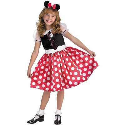 Mouse Clubhouse Minnie Classic Child Costume, (10-12) :