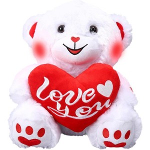 Press its hand to hear "I Love You"—a soft, blushing plush bear that makes the perfect romantic Valentine's gift for anyone - 1 of 4
