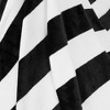 White and Black Print Blanket, Soft Polyester Throw for All Seasons, Ideal for Home Decor, Travel, Christmas Gift - 4 of 4