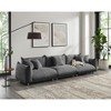 MINIMORE Modern Style 124.5"W Modular Chris 4Seater Sofa - 3 of 4