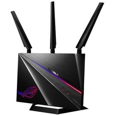 Asus Rapture AC2900 Ethernet Wireless Router With Asus AiMesh Black GTAC2900 Manufacturer Refurbished