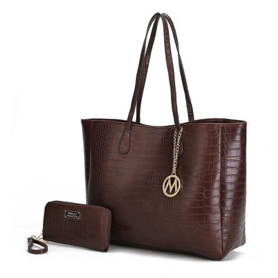 MKF Collection Sadie Oversize Handbag Women Tote & Wallet Set by Mia K