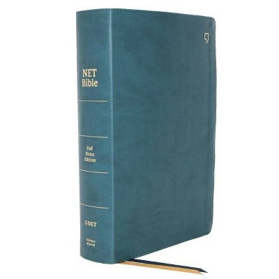 Net Bible, Full-Notes Edition, Leathersoft, Teal, Comfort Print - by  Thomas Nelson (Leather Bound)