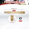 Unique Bargains 2BA Thread Aluminum Dart Shafts with Rubber Rings for Steel Tip 8 Pcs - 2 of 4