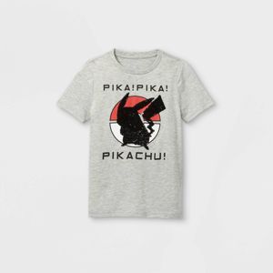 Boys Pokemon Pika Pika Pikachu Flip Sequin Short Sleeve Graphic T Shirt Gray Target - pikachu t shirt roblox