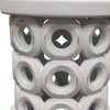 HomeRoots 20" White Solid Wood Round End Table - 4 of 4