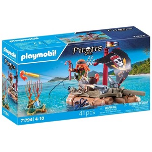 Playmobil Pirates Pirate Raft with Treasure 71794 Playset 41pcs - 1 of 1