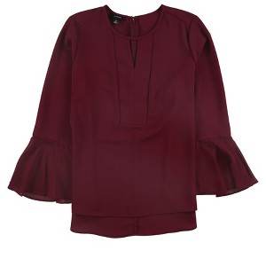 Alfani Womens Sheer Bell-Sleeve Pullover Blouse - 1 of 1