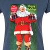 Women's - Coca-Cola - Vintage Santa With Coca Cola Bottles Fitted Graphic T-Shirt - 2 of 3