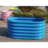 Cesicia 40x24x18in Raised Garden Beds Outdoor (3-Pack) for Planting Vegetables, Flowers, Fruits Sky Blue - 2 of 4