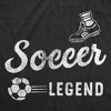 Womens Funny T Shirts Soccer Legend Sarcastic Sports Graphic Tee For Ladies - Crazy Dog Women's T Shirt - 2 of 4