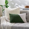 Livabliss Cotton Velvet Modern Throw Pillow - 3 of 4