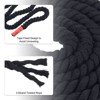 Unique Bargains Natural Twisted Cotton Rope 3 Strand Tug of War Rope with Sealing Tape - 3 of 4