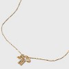 14K Gold Dipped Charm Initial Pendant Necklace - A New Day™ Gold - 4 of 4