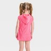 Toddler Girls' Terry Stripe Printed Swim Cover Up Dress - Cat & Jack™ Pink - 2 of 3