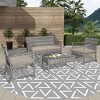 WestinTrends  4-Piece Outdoor Patio Conversation Set - 2 of 4