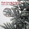 Pre-Lit Slim Aspen Fir Artificial Christmas Tree | 450 UL Clear Lights, Metal Stand, 5-Yr Warranty - 2 of 4