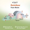 KIDKII Rainbow Play Set 7-Piece Foam Climbing & Motor Skill Play Kit, Pastel Mix - 3 of 4