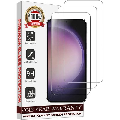 Entronix Clear Screen Protector Compatible with Galaxy A16 - 3-Piece Combo