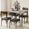 Upholstered Chairs, Rectangular Table for Small Spaces, Kitchen & Dining Room - 2 of 4