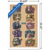 Trends International One Piece: Fishman Island - Brick Wall Grid Framed Wall Poster Prints - 3 of 4